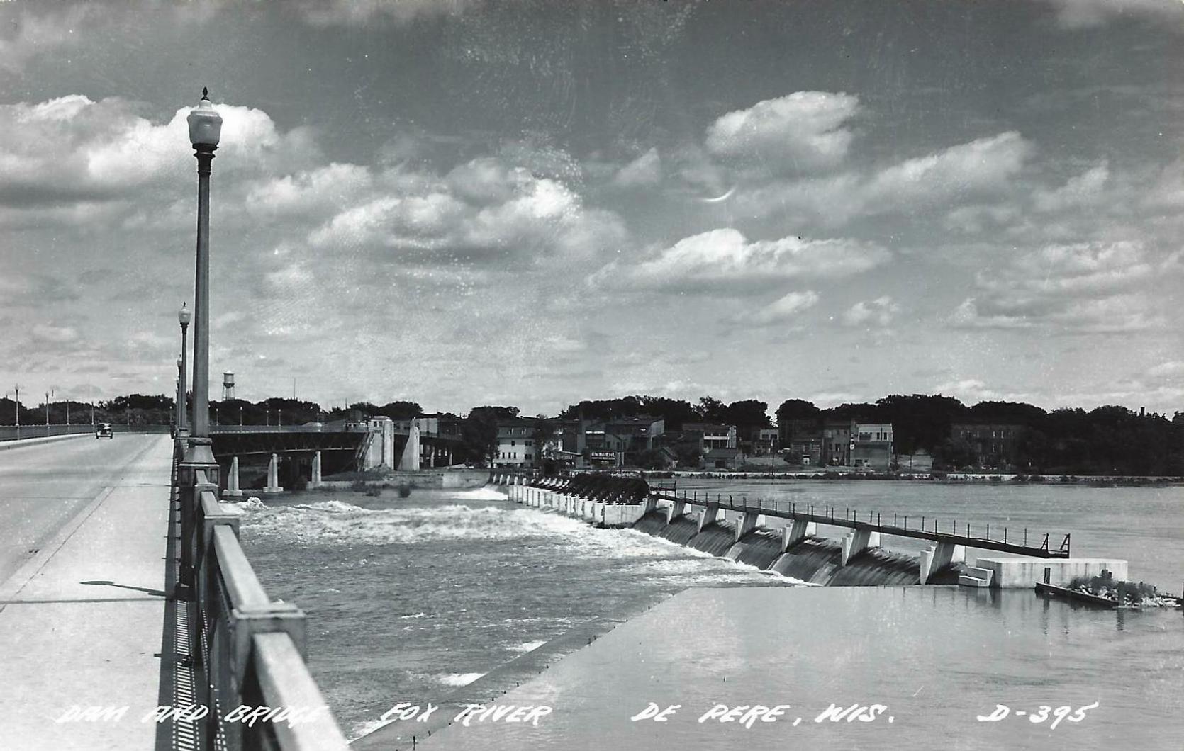 Claude Allouez Bridge, looking east